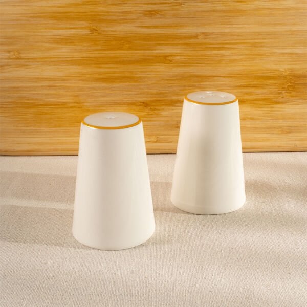 Fecra Ivory Tuzluk ve Biberlik Altın Yaldızlı