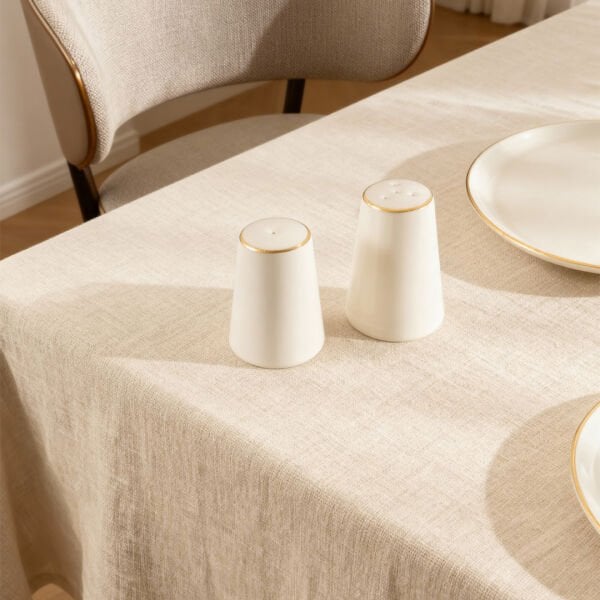 Fecra Ivory Tuzluk ve Biberlik Altın Yaldızlı