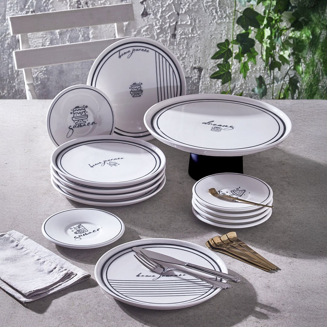 Fecra Back Line 19 Parça Sunum ve Servis Seti