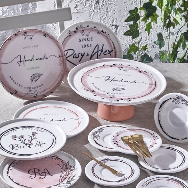 Fecra Rosy 19 Parça Sunum ve Servis Seti