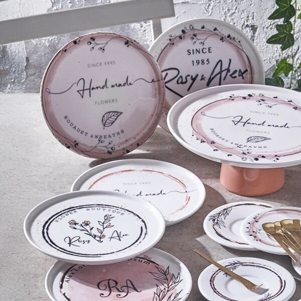 Fecra Rosy 19 Parça Sunum ve Servis Seti