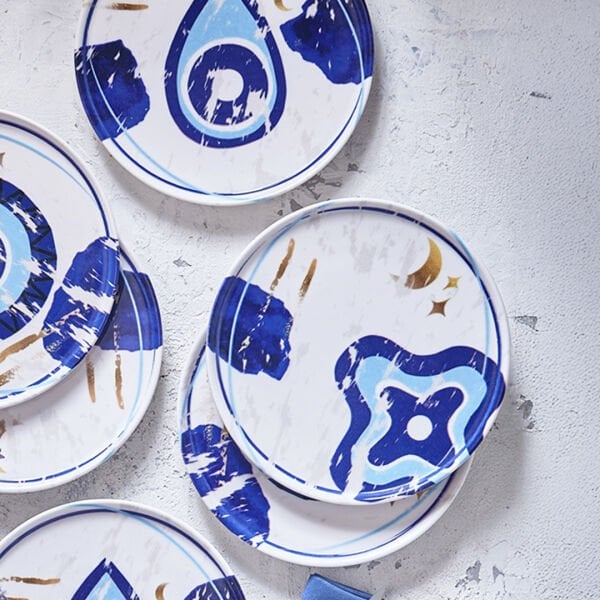 Fecra Teos 6 Parça Pasta Tabağı Seti