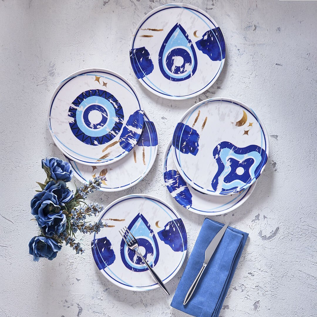 Fecra Teos 6 Parça Pasta Tabağı Seti