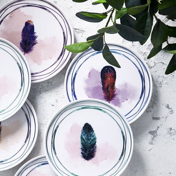 Fecra Tirga 6 Parça Pasta Tabağı Seti