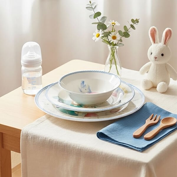 Güral Porselen Eda 3 Parça Bone Mama Takımı - 2134