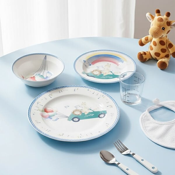 Güral Porselen Eda 3 Parça Bone Mama Takımı - 2134