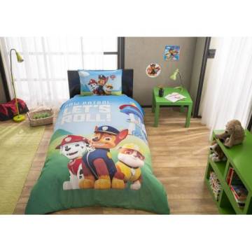 Taç Lisanslı Nevresim Takımı Paw Patrol Tek Kişilik