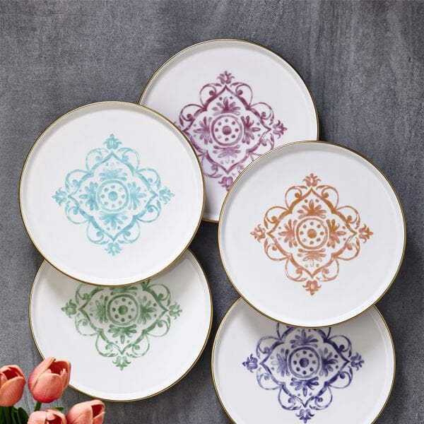 Fecra Miras 6 Parça Pasta Tabağı Seti