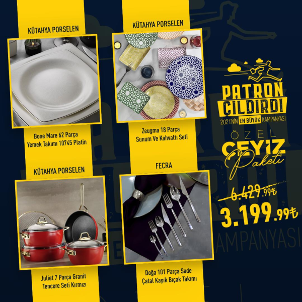 Patron Çıldırdı Çeyiz Paketi