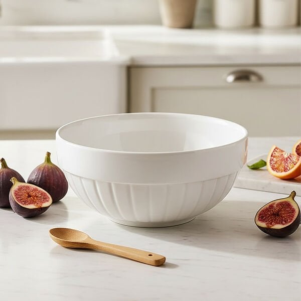 Güral Porselen 23 Cm Rölyefli  Salata Kase