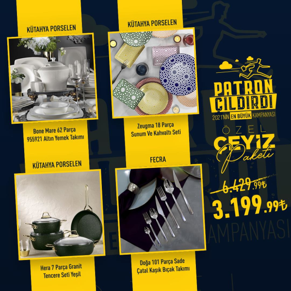 Patron Çıldırdı Çeyiz Paketi