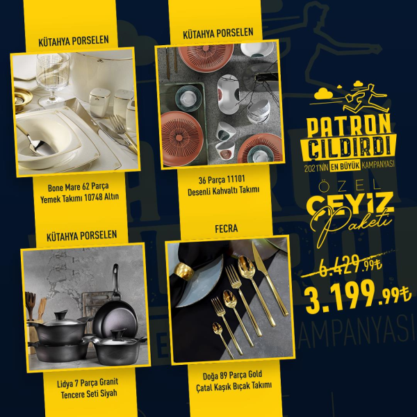 Patron Çıldırdı Çeyiz Paketi