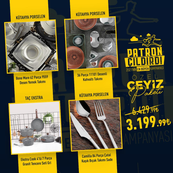 Patron Çıldırdı Çeyiz Paketi