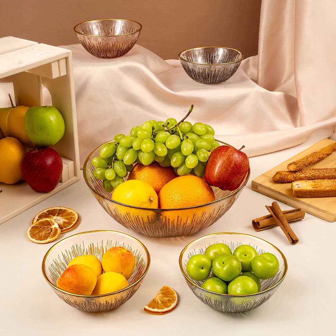 Fecra Mystic 5 Parça Kase ve Çerez Seti