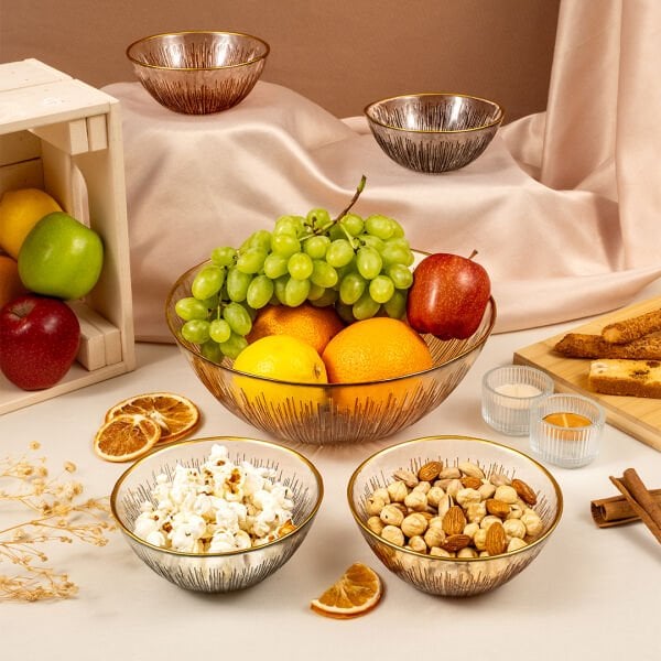 Fecra Mystic 5 Parça Kase ve Çerez Seti