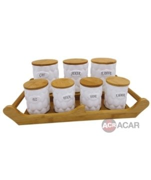 Acar Bambu Standlı 7'li Baharatlık