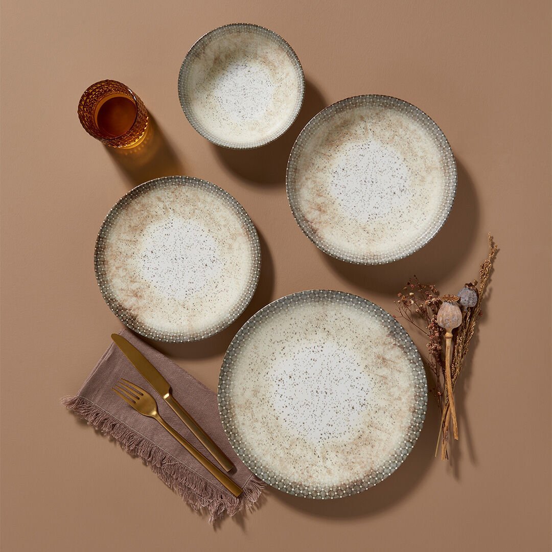 Güral Porselen Camelia 24 Parça Yemek Takımı Dg 31823