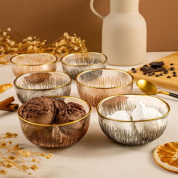 Fecra Mystic 6'lı Kase Seti 10 Cm