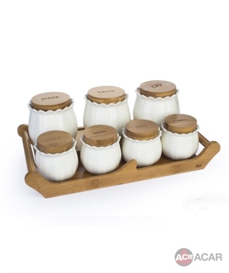Acar Bambu 7'li Baharat Standı