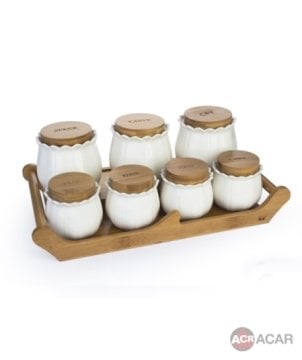 Acar Bambu 7'li Baharat Standı