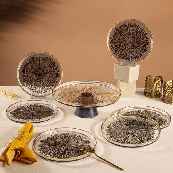 Fecra Mystic 7 Parça Ayaklı Sunum Seti