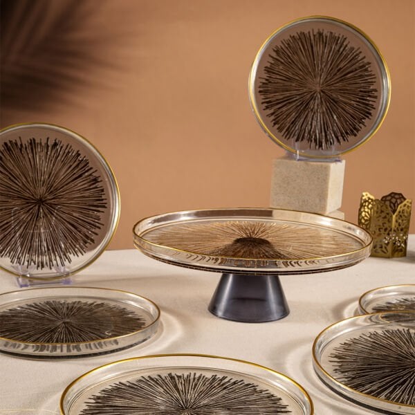 Fecra Mystic 7 Parça Ayaklı Sunum Seti