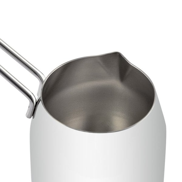 Nehir Modern Askı Standlı 4 Parça Çelik Cezve Seti