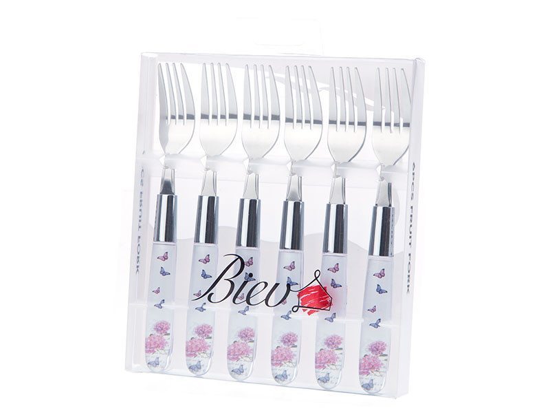 Biev SGR1301-6F Lia 6'lı Tatlı Çatalı