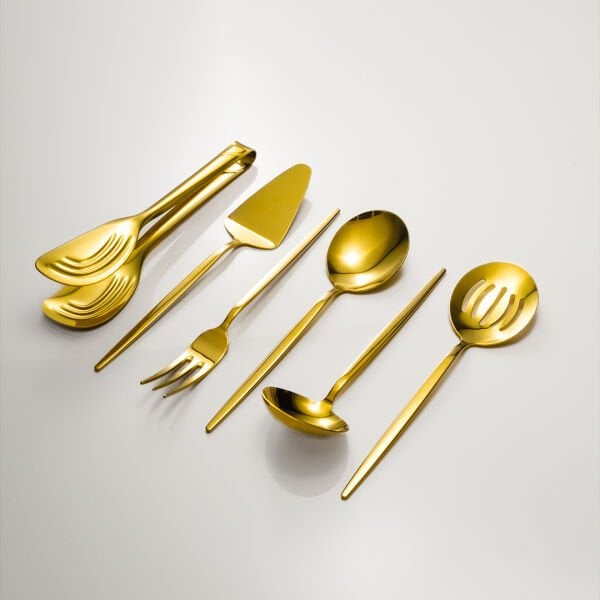 Fecra Luxe Gold 6 Parça Servis Set