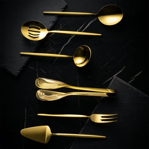 Fecra Luxe Gold 6 Parça Servis Set