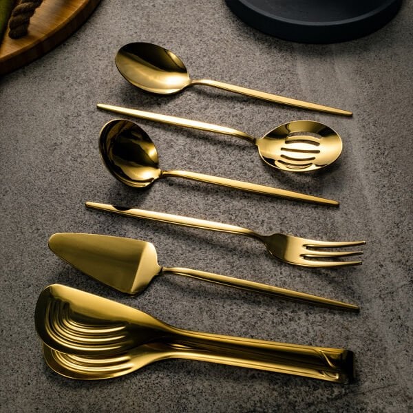 Fecra Luxe Gold 6 Parça Servis Set