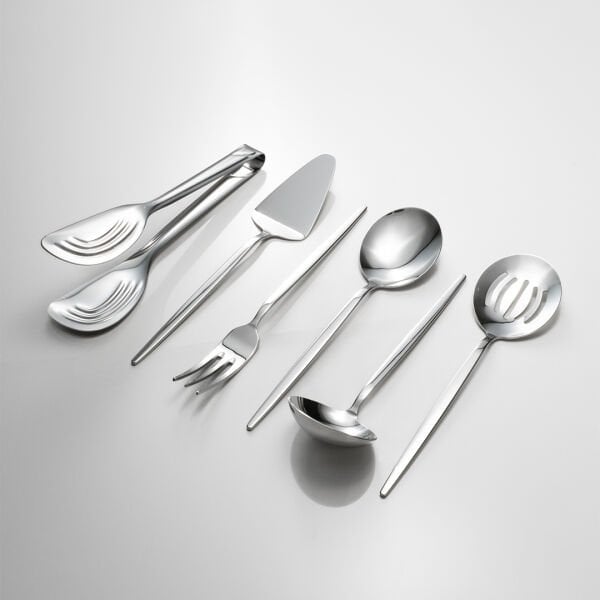 Fecra Luxe Silver 6 Parça Servis Seti Sade