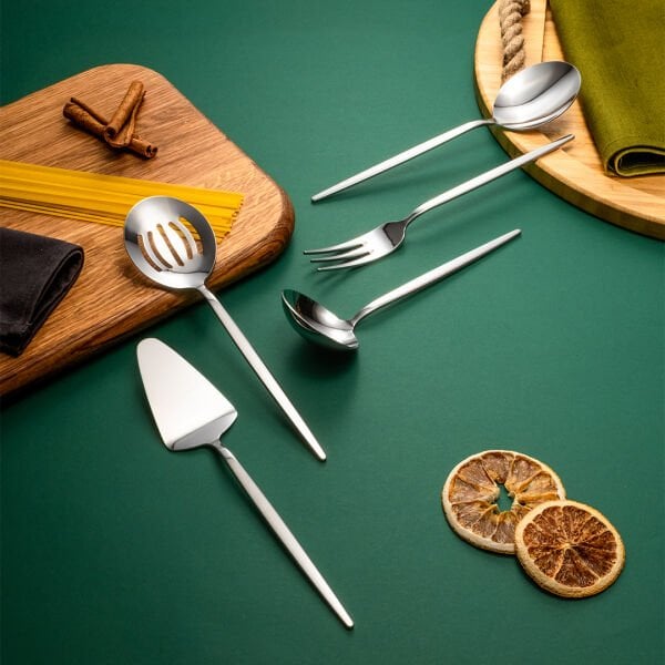 Fecra Pure 5 Parça Servis Seti Sade