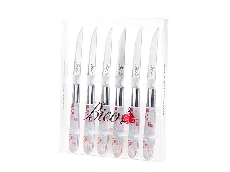 Biev SGR1304-6 Patchwork 6'lı Tatlı Bıçağı