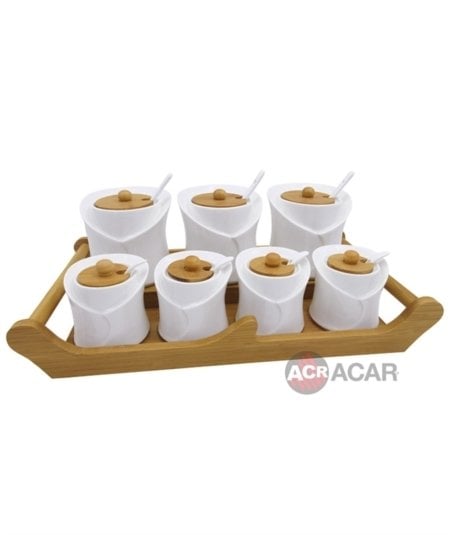 Acar Bambu 7'li Baharat Standı