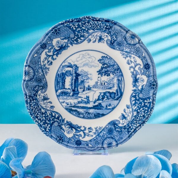 Fecra Vintage Blue 24 Parça Yemek Takımı