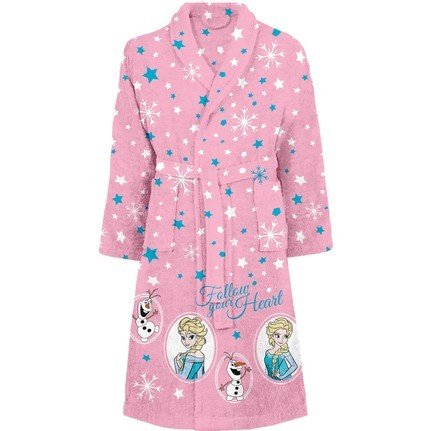 Frozen Pink 4-6 Yaş Bornoz