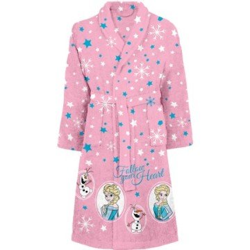 Frozen Pink 4-6 Yaş Bornoz