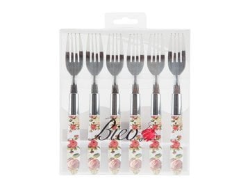 Biev SGR1307-6F 6'lı Rosemary Tatlı Çatalı