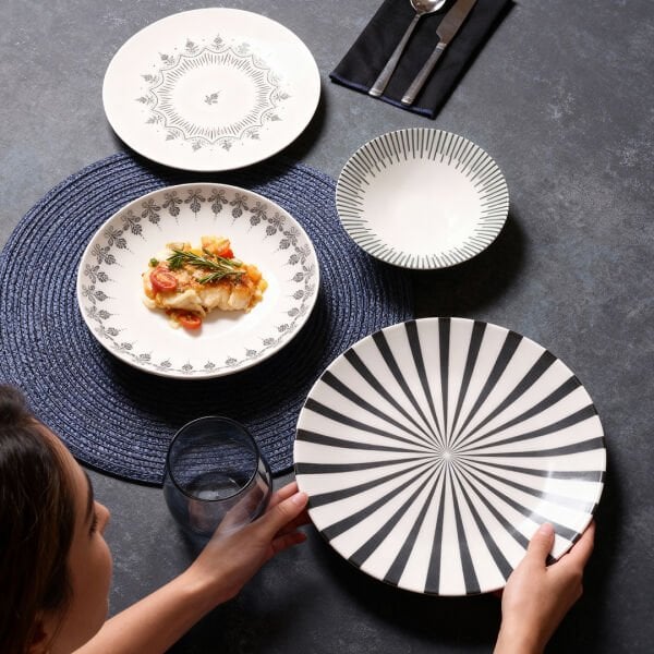 Güral Porselen Atina 24 Parça Yemek Takımı 9031