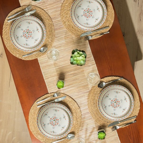 Güral Porselen Flow Premium 24 Parça Yemek Takımı