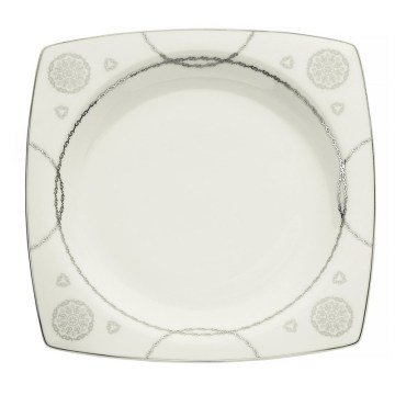 Kütahya Porselen Bone Mare 62 Parça 9676 Desenli Yemek Takımı
