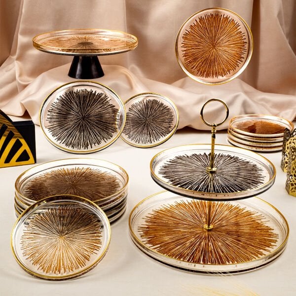 Fecra Mystic 14 Parça Servis ve Sunum Seti