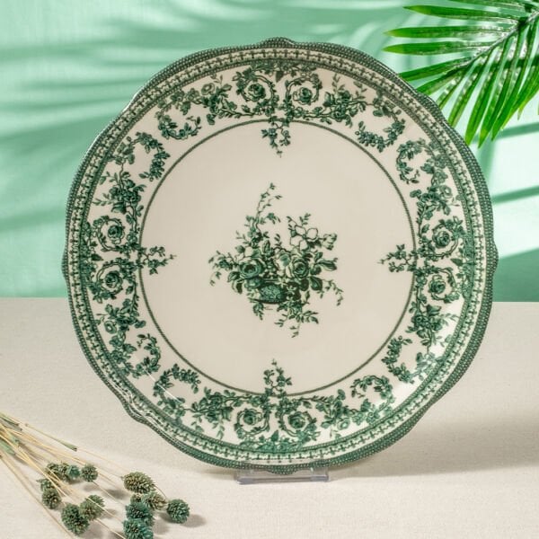 Fecra Majestic Green 6'lı Pasta Tabağı Seti