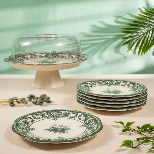 Fecra Majestic Green 8 Parça Sunum Seti