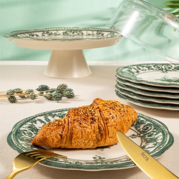 Fecra Majestic Green 8 Parça Sunum Seti