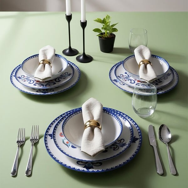 Güral Porselen Atina 24 Parça Yemek Takımı 8621