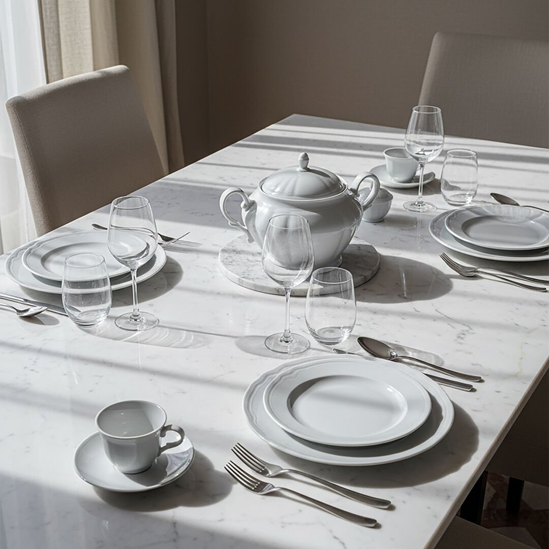 Güral Porselen Venedik 82 Parça Yemek Takımı