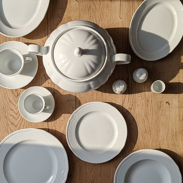 Güral Porselen Venedik 82 Parça Yemek Takımı