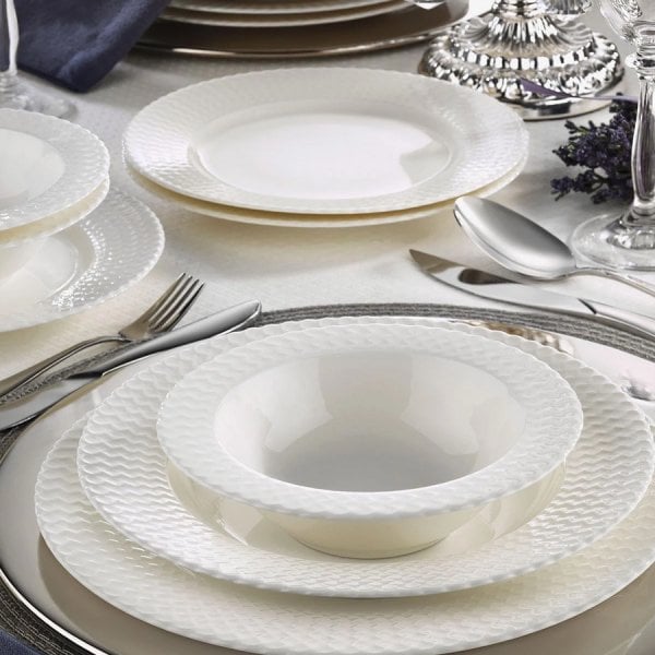 Kütahya Porselen Bone İron 24 Parça Yemek Seti